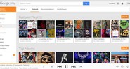 Interface do Google Play Music para desktop  - Luciana Rabassallo