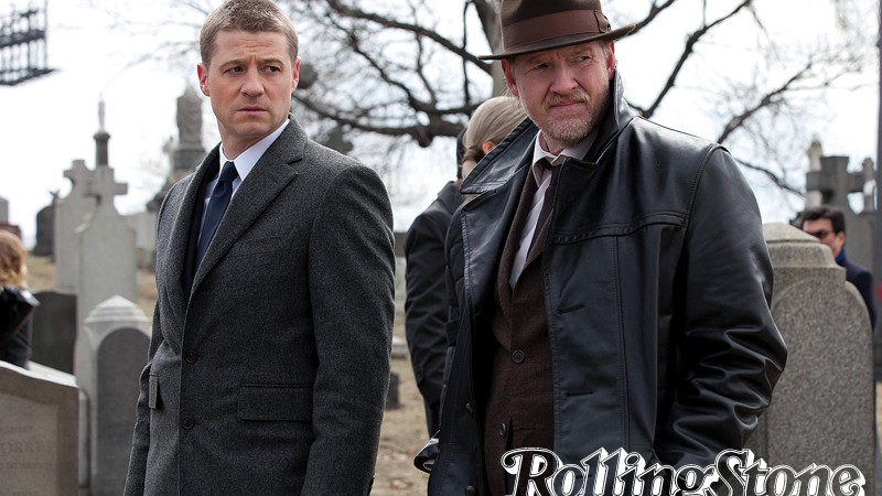 <b>OS detetives</b><br>
James Gordon (Ben McKenzie) e Harvey Bullock (Donal Logue) sofrem em Gotham. - Divulgação