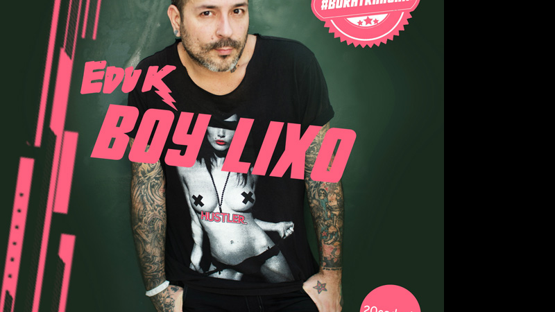 Capa do EP <i>Boy Lixo</i>, do ex-DeFalla Edu K - Divulgação