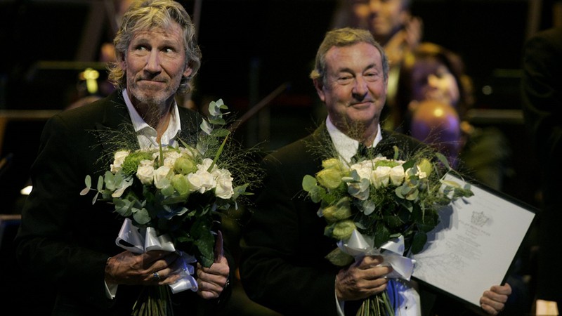 A cozinha original do Pink Floyd: o baixista Roger Waters e o baterista Nick Mason - Mats Andersson/AP