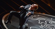 Bono e o U2 se apresentam durante a cerimônia do Oscar, no Dolby Theatre, em Los Angeles, em março de 2014
 - John Shearer/AP