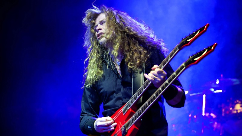 O frontman do Megadeth, Dave Mustaine - Balazs Mohai/AP