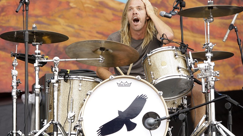 Taylor Hawkins, baterista do Foo Fighters (Foto: Joel Ryan/AP)