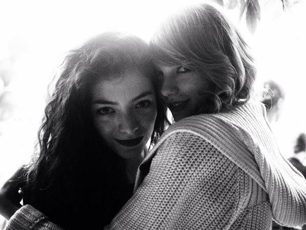 Taylor Swift e Lorde - Reprodução