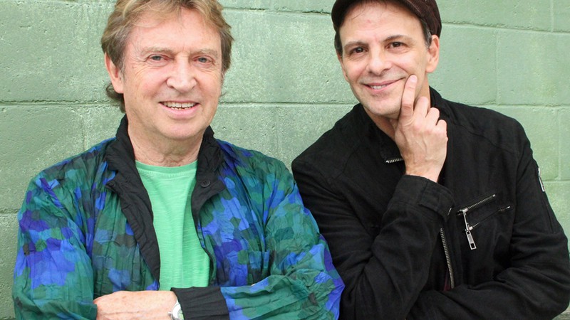 Andy Summers, guitarrista do The Police e Rodrigo Santos, baixista do Barão Vermelho - Divulgação