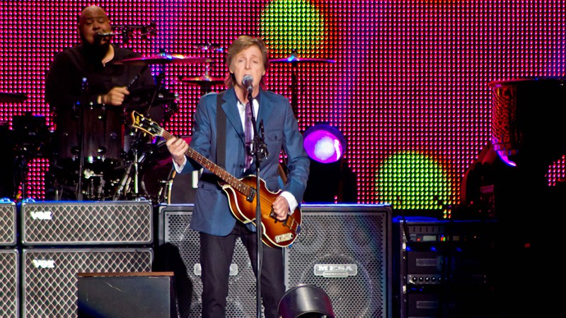 Paul McCartney se apresenta em São Paulo, no Allianz Parque, o novo estádio do Palmeiras - Roberto Larroude