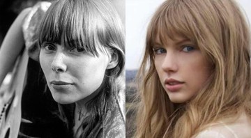 Joni Mitchell e Taylor Swift - Reprodução