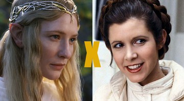 Princesa Leia e Galadriel  - Reprodução