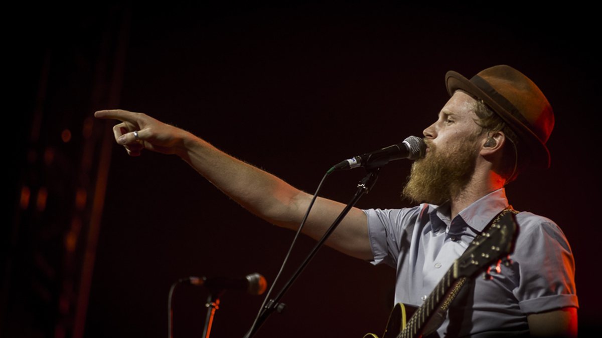 The Lumineers se apresentando na edição 2014 do Popload Festival - Fabricio Vianna/Divulgação