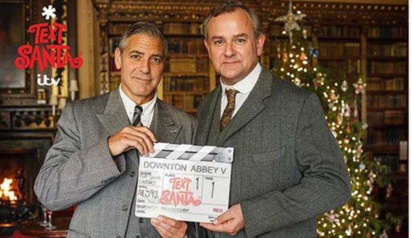 <i>Downton Abbey</i>: foto do teaser do especial de natal com participação de George Clooney - Divulgação