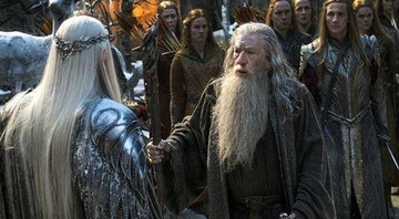 Cena do filme <i>O Hobbit - A Batalha dos Cinco Exércitos</i> - Reprodução