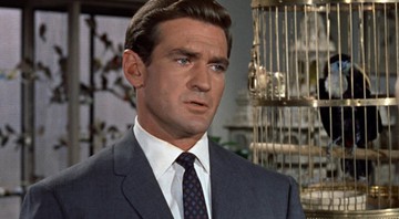 Rod Taylor em cena de <i>Os Pássaros</i> - Reprodução