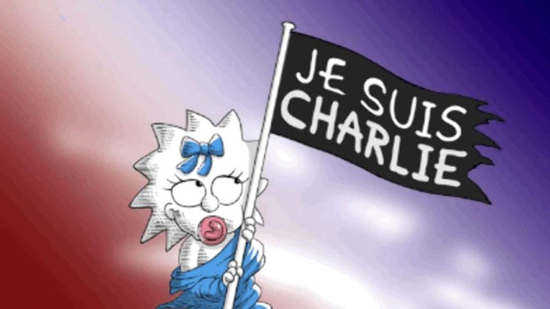 Maggie, "Je suis Charlie". - Divulgação