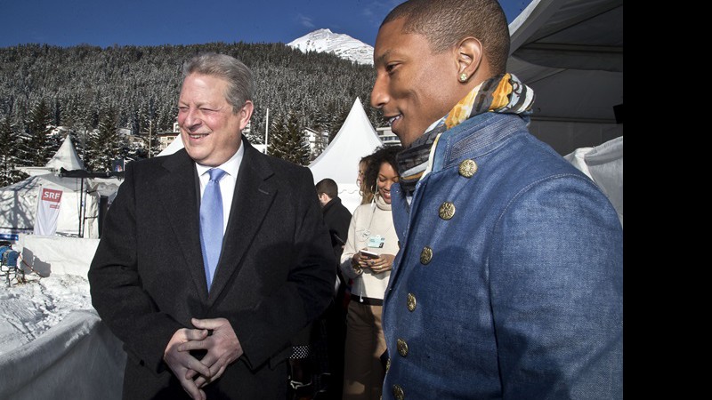 Pharrell Williams e Al Gore - AP