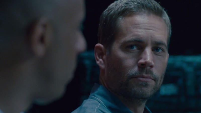 O ator Paul Walker em cena de <i>Velozes e Furiosos 7</i> - Reprodução/Vídeo