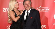 Lady Gaga e Tony Bennett no Grammy 2015 - AP