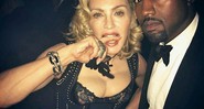 Madonna com Kanye West.