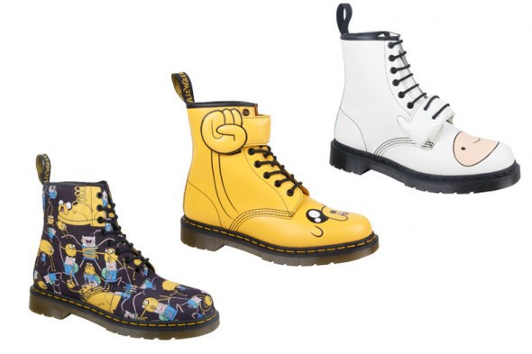 O mundo da moda certamente ficou mais divertido esta semana. Isso porque a marca de coturnos britânica Dr. Martens anunciou uma parceria para lançar uma edição temática do desenho <i>Hora da Aventura</i>. - Divulgação