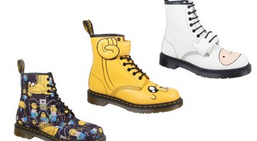 O mundo da moda certamente ficou mais divertido esta semana. Isso porque a marca de coturnos britânica Dr. Martens anunciou uma parceria para lançar uma edição temática do desenho <i>Hora da Aventura</i>. - Divulgação