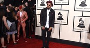 Rapper durante o Grammy Awards de 2015 - Jordan Strauss/AP