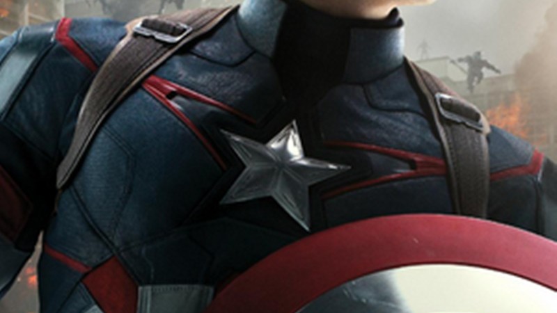 Ator como Capitão América em <i>Vingadores: Era de Ultron</i> - Reprodução