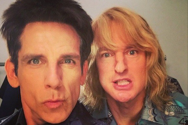 Ben Stiller e Owen Wilson antes do desfile da grife Valentino - Reprodução/Instagram