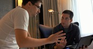 Edward Snowden e Glenn Greenwald - Reprodução