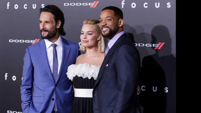 Rodrigo Santoro, Margot Robbie e Will Smith - John Salangsang/AP