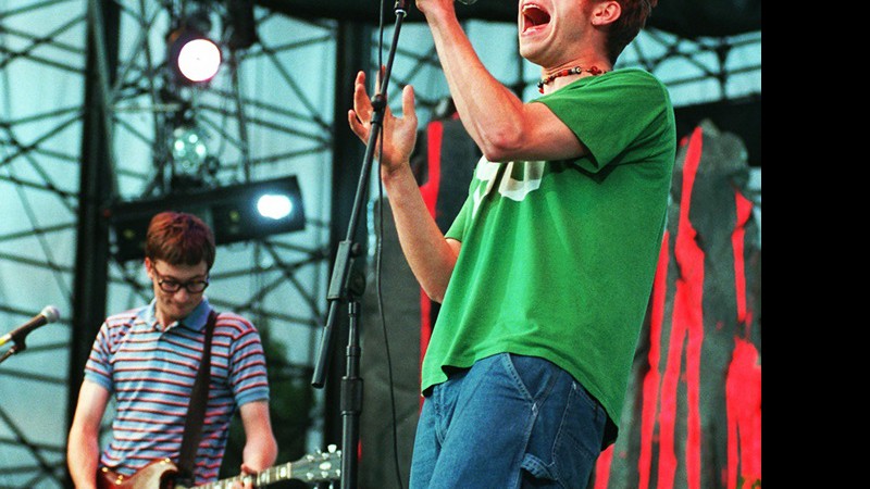 Graham Coxon e Damon Albarn, 1997 - AP