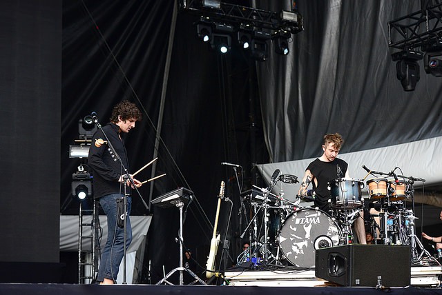 Banda durante apresentação no Lollapalooza 2015 - Divulgação/MRossi