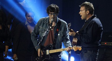 Graham Coxon e Damon Albarn, do Blur - Joel Ryan/AP