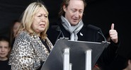 Cynthia e Julian Lennon - AP