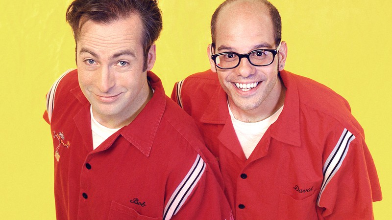 Bob Odenkirk e David Cross na época de <i>Mr. Show With Bob and David</i> - Reprodução