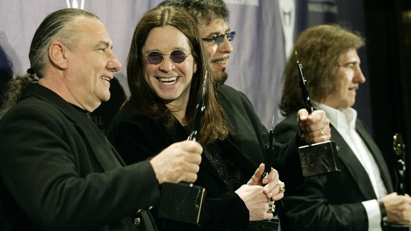 Black Sabbath com o baterista Bill Ward - Stuart Ramson/AP