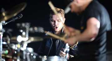 O duo britânico Royal Blood durante show - Joel Ryan/AP