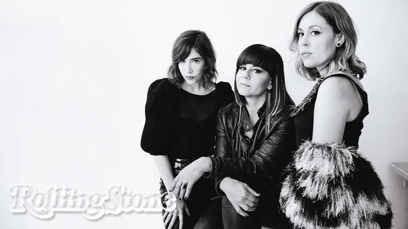 <b>BARULHENTAS</b><br>(Da esq. para a dir.) Carrie, Janet e Corin na versão renascida do Sleater-Kinney