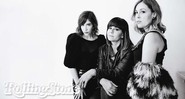 <b>BARULHENTAS</b><br>(Da esq. para a dir.) Carrie, Janet e Corin na versão renascida do Sleater-Kinney