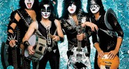 <b>Prontos para o Espetáculo<b/>
(Da esq. para a dir.) Gene Simmons, Eric Singer, Tommy Thayer e Paul Stanley  - Divulgação