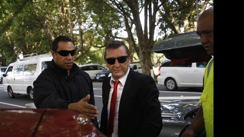 Phil Rudd em Tauranga, Nova Zelândia. - AP