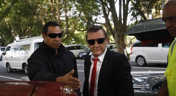 Phil Rudd em Tauranga, Nova Zelândia. - AP