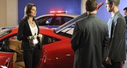 Atriz em episódio da série CSI: NY - Reprodução