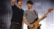 Damon Albarn e Alex James, do Blur - Joel Ryan/AP