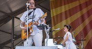 Win Butler e Régine Chassagne com o Arcade Fire. -  Barry Brecheisen/AP 