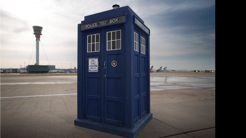 Tardis, do seriado <i>Doctor Who</i>. - Divulgação