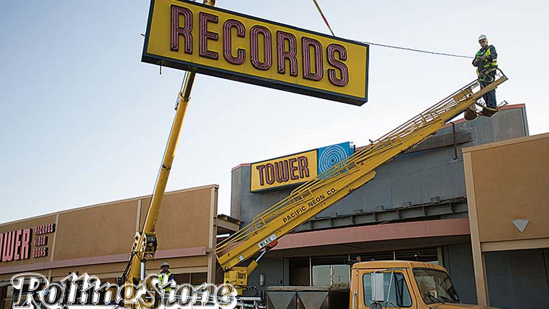 <b>ADEUS</b><br>
Uma das lojas da Tower Records, sendo fechada; - Divulgação