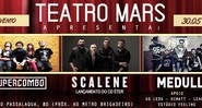 Scalene, Supercombo e Medulla em São Paulo. - Divulgação