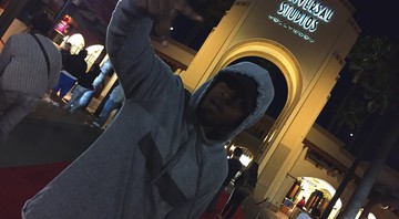 Kendrick Lamar na Universal Studios, em Hollywood. - Divulgação