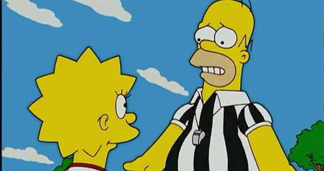 Homer e Lisa em episódio especial sobre a Copa do Mundo no Brasil.  - Reprodução/Vídeo