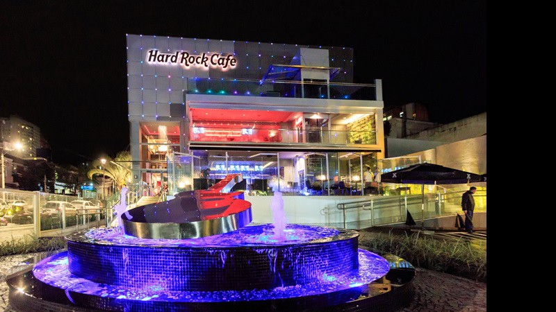 Fachada do Hard Rock Café Curitiba. - Divulgação