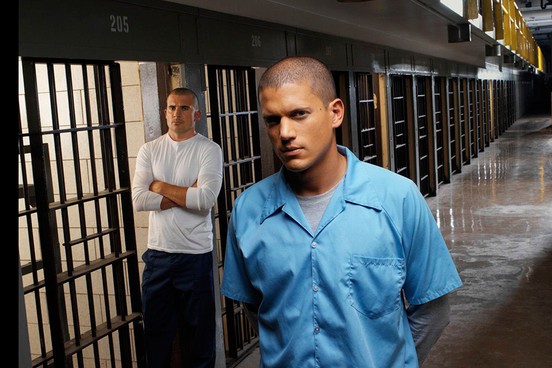 Wentworth Miller e Dominic Purcell em <i>Prison Break</i>. - Divulgação